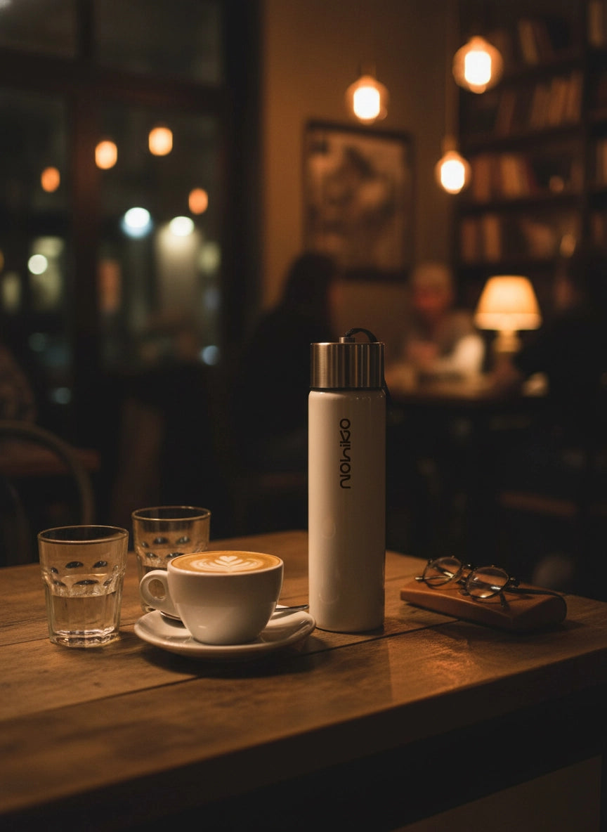 Shiny White 450 mL Cam Matara