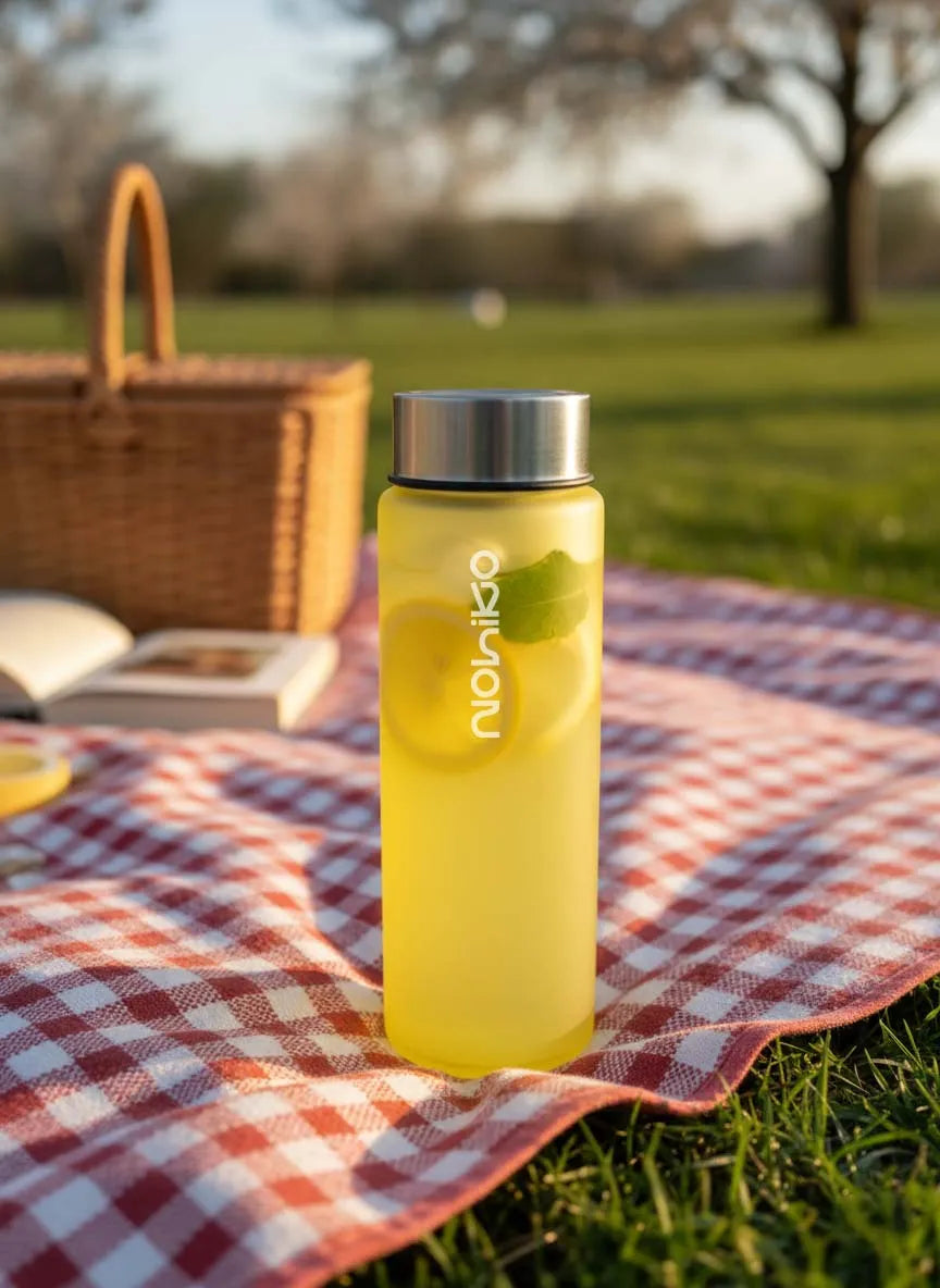 Frozen Yellow 550 mL Cam Matara