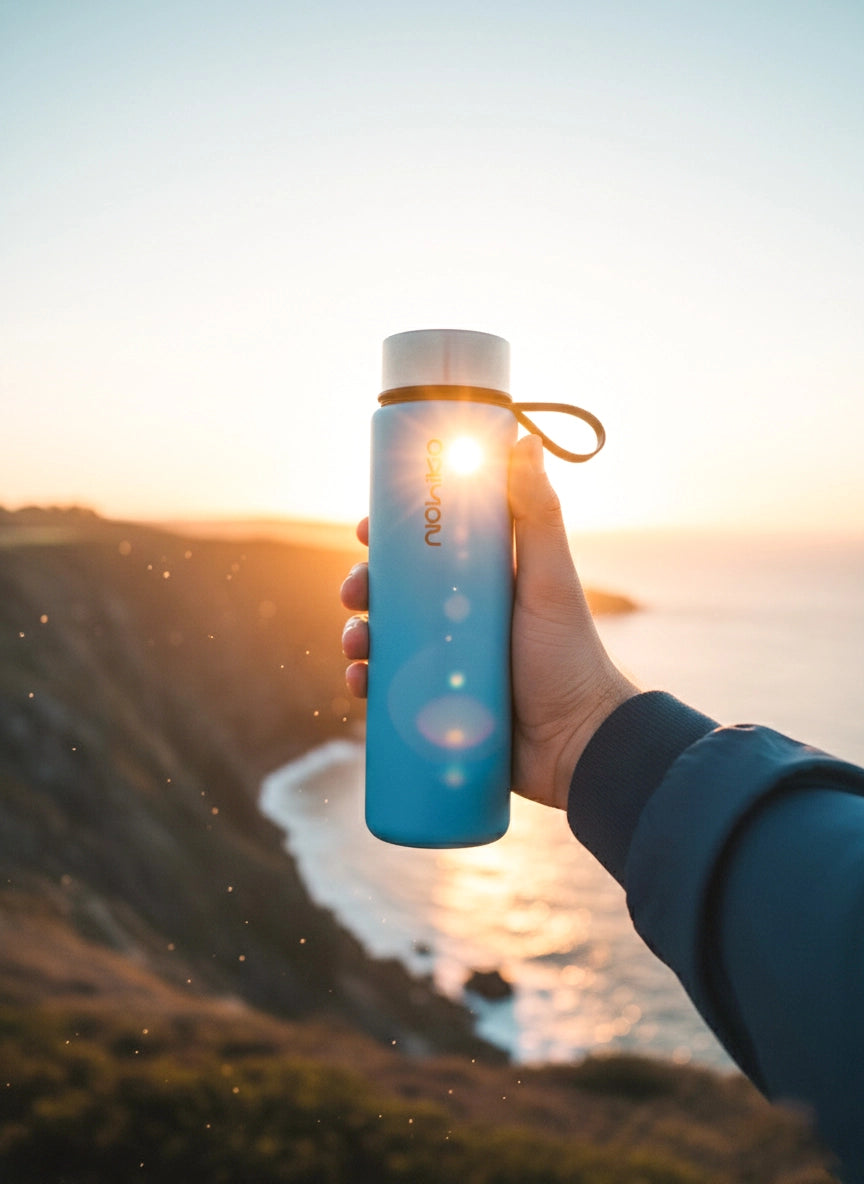 Matte Blue 550 mL Cam Matara