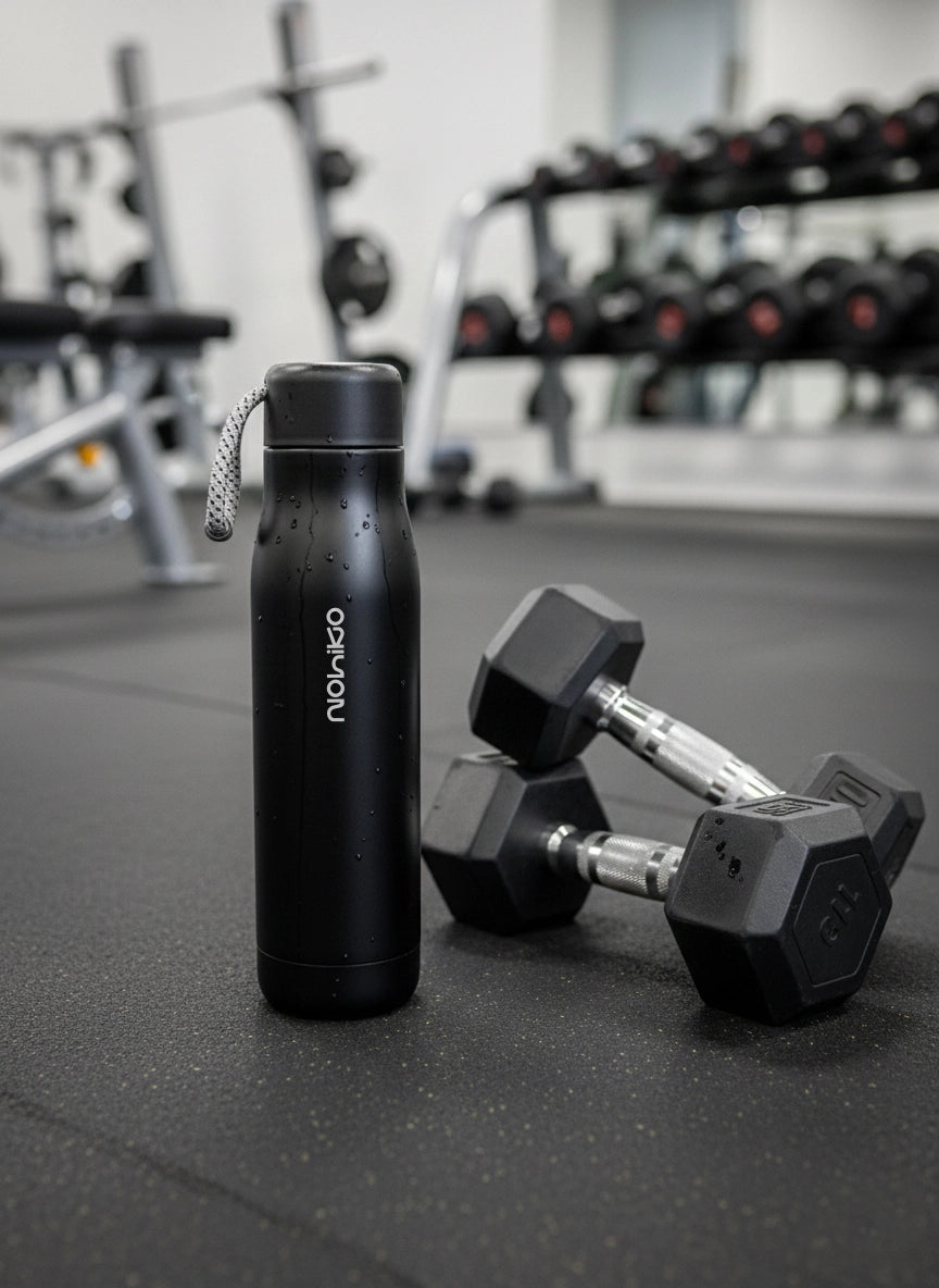 Aura Bottle Termos 600 mL-Siyah