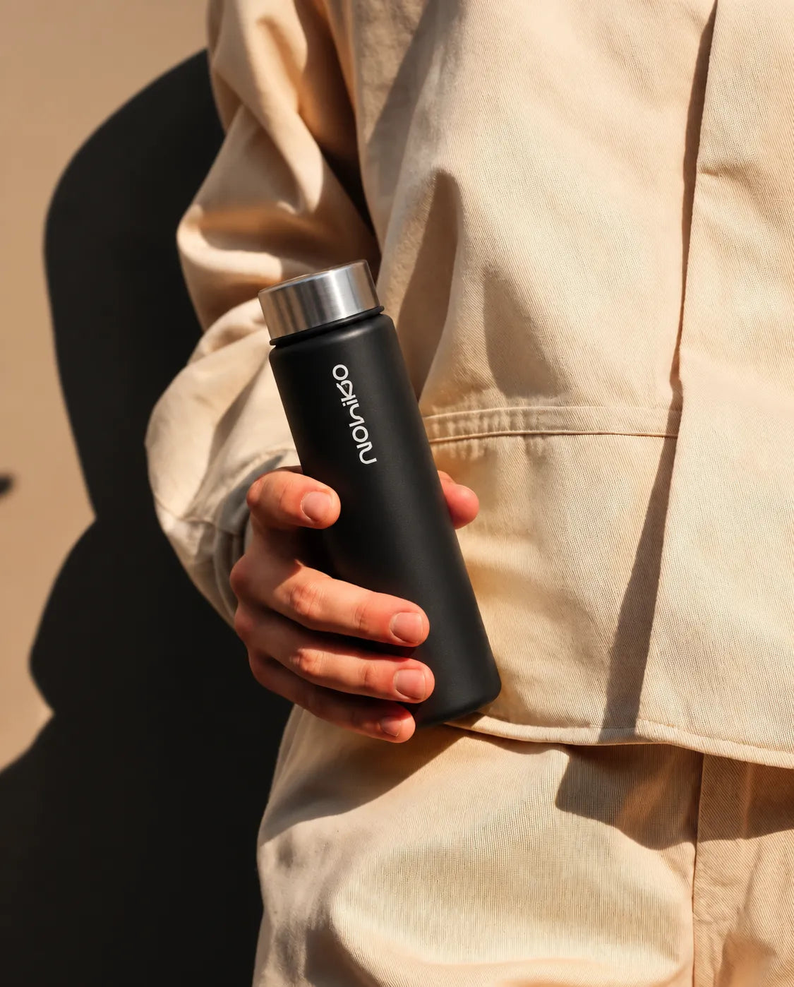 Matte Black 550 mL Cam Matara