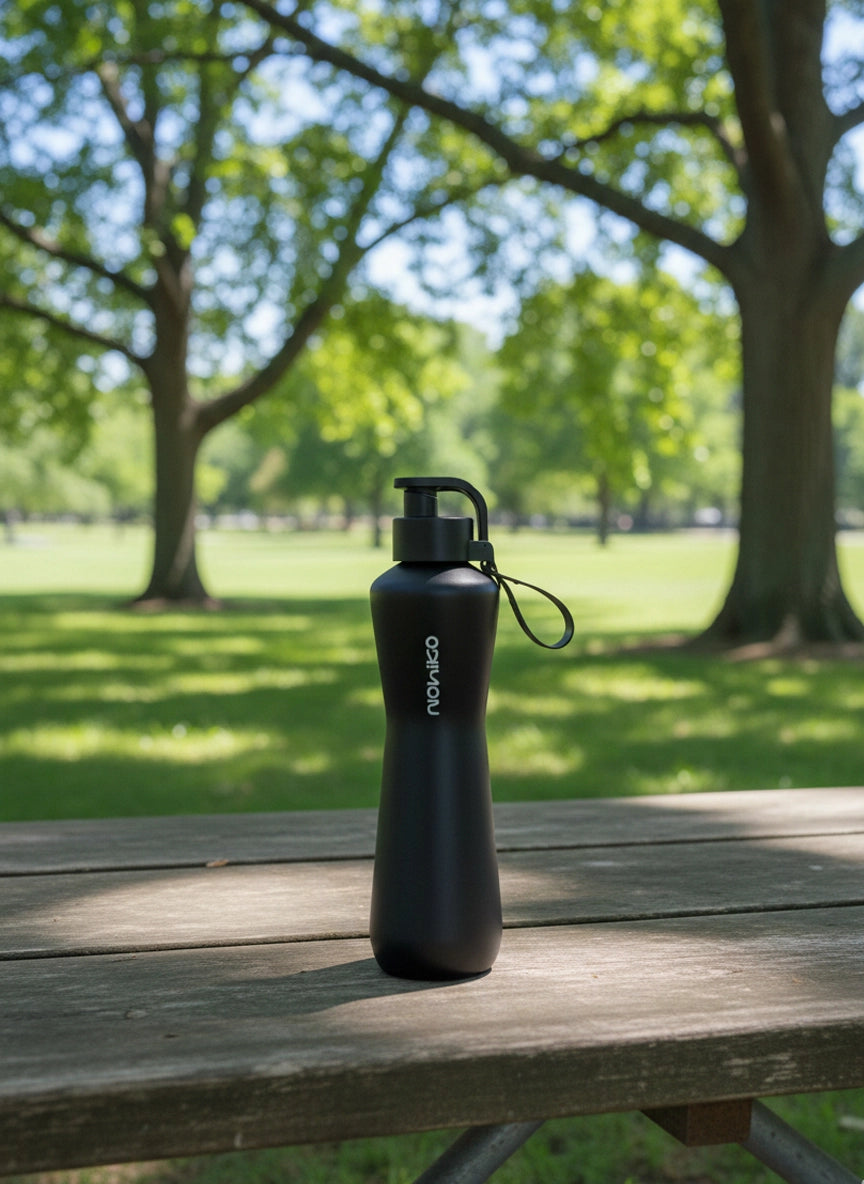 Matte Black Sport 750 mL Cam Matara