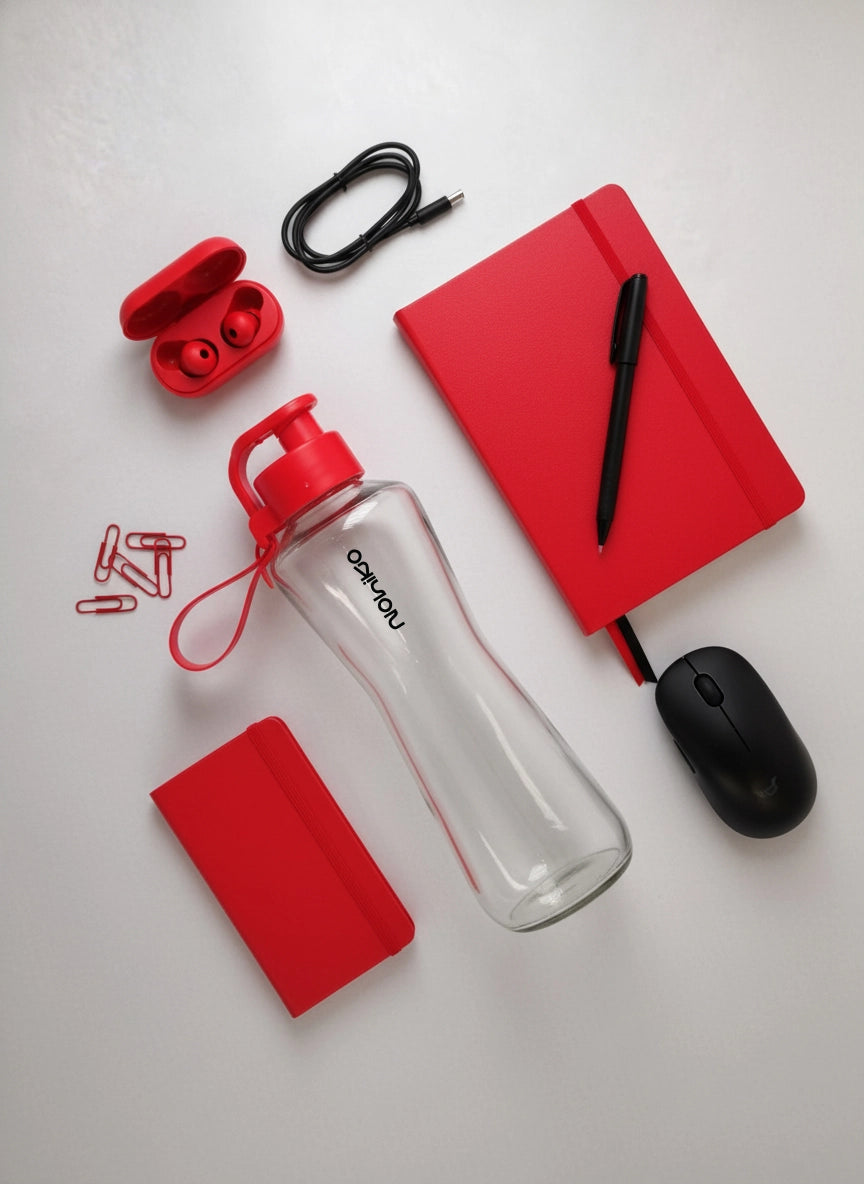 Pure Sport 750 mL Cam Matara-Kırmızı Kapak