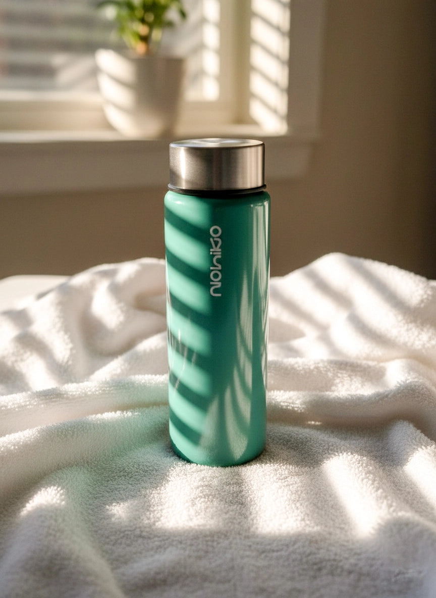 Shiny Green 550 mL Cam Matara