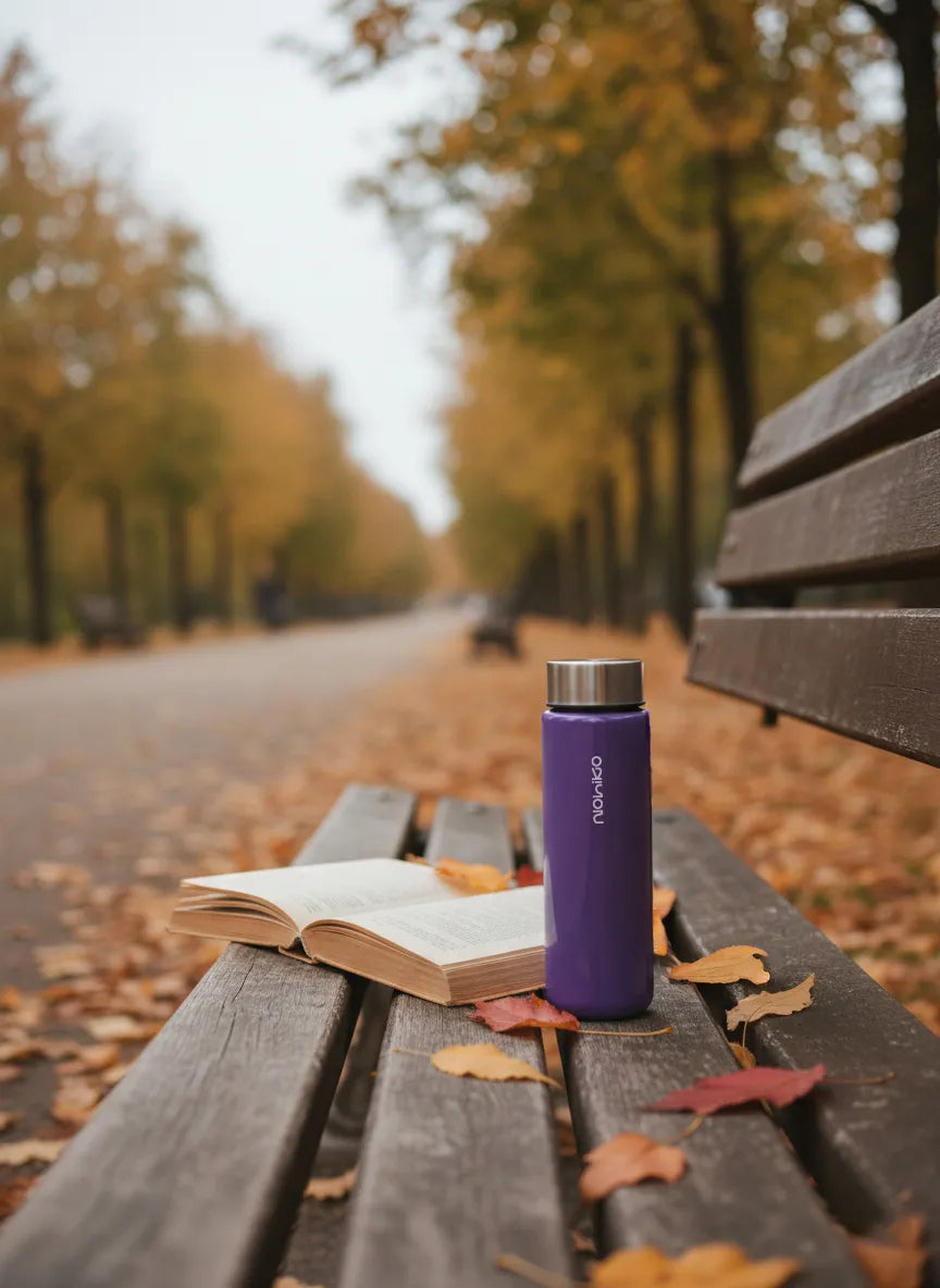 Shiny Purple 550 mL Cam Matara