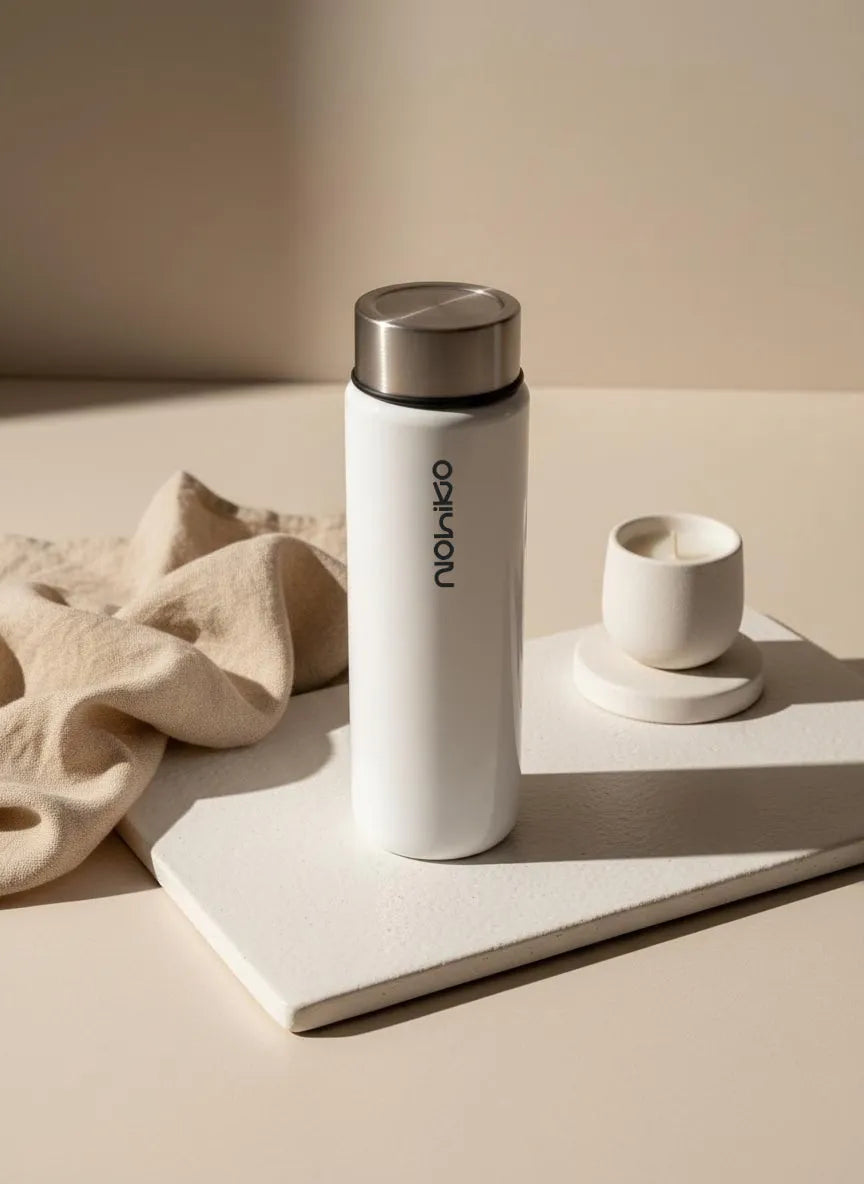 Shiny White 550 mL Cam Matara