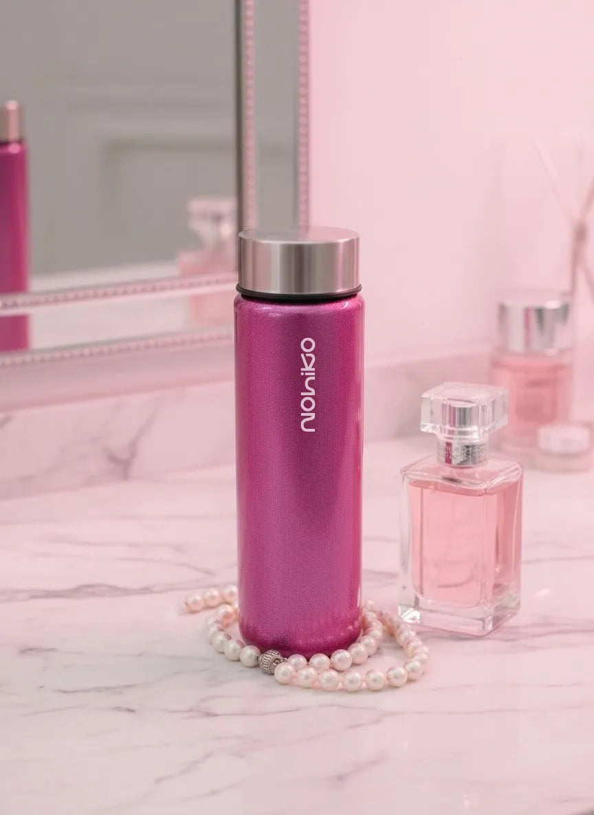 Silvery Pink 550 mL Cam Matara