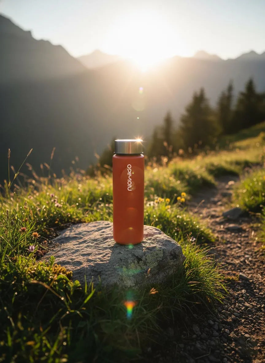 Matte Orange 550 mL Cam Matara