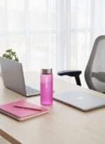 Frozen Pink Premium 550mL Cam Matara - Görsel 2