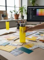 Frozen Yellow Premium 550mL Cam Matara - Görsel 4