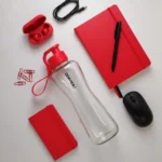 Pure Sport Kırmızı Kapak 750mL Cam Matara