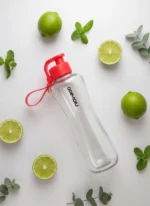 Pure Sport Kırmızı Kapak 750mL Cam Matara - Görsel 5