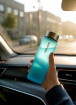 Frozen Blue Premium 550mL Cam Matara - Görsel 2