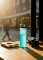 Frozen Blue Premium 550mL Cam Matara - Görsel 5