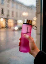 Frozen Pink Premium 550mL Cam Matara - Görsel 6