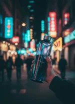 Pure Gray Premium 1000mL Cam Matara - Görsel 3