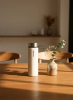 Shiny White Premium 550mL Cam Matara - Görsel 10