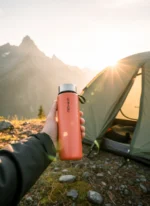 Matte Orange Premium 550mL Cam Matara - Görsel 2