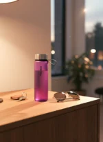 Frozen Purple Premium 550mL Cam Matara - Görsel 3