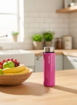 Shiny Pink Premium 550mL Cam Matara - Görsel 3