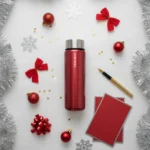 Silvery Red Premium 550mL Cam Matara