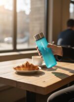 Frozen Blue Premium 550mL Cam Matara - Görsel 7