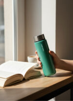 Shiny Green Premium 550mL Cam Matara - Görsel 5