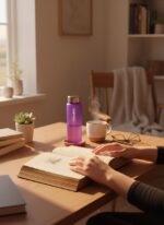 Frozen Purple Premium 550mL Cam Matara - Görsel 7