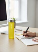 Frozen Yellow Premium 550mL Cam Matara - Görsel 6