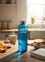 Pure Blue Premium 1000mL Cam Matara - Görsel 5