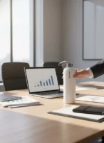 Shiny White Premium 1000mL Cam Matara - Görsel 2