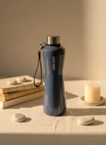 Shiny Gray Premium 750mL Cam Matara - Görsel 3